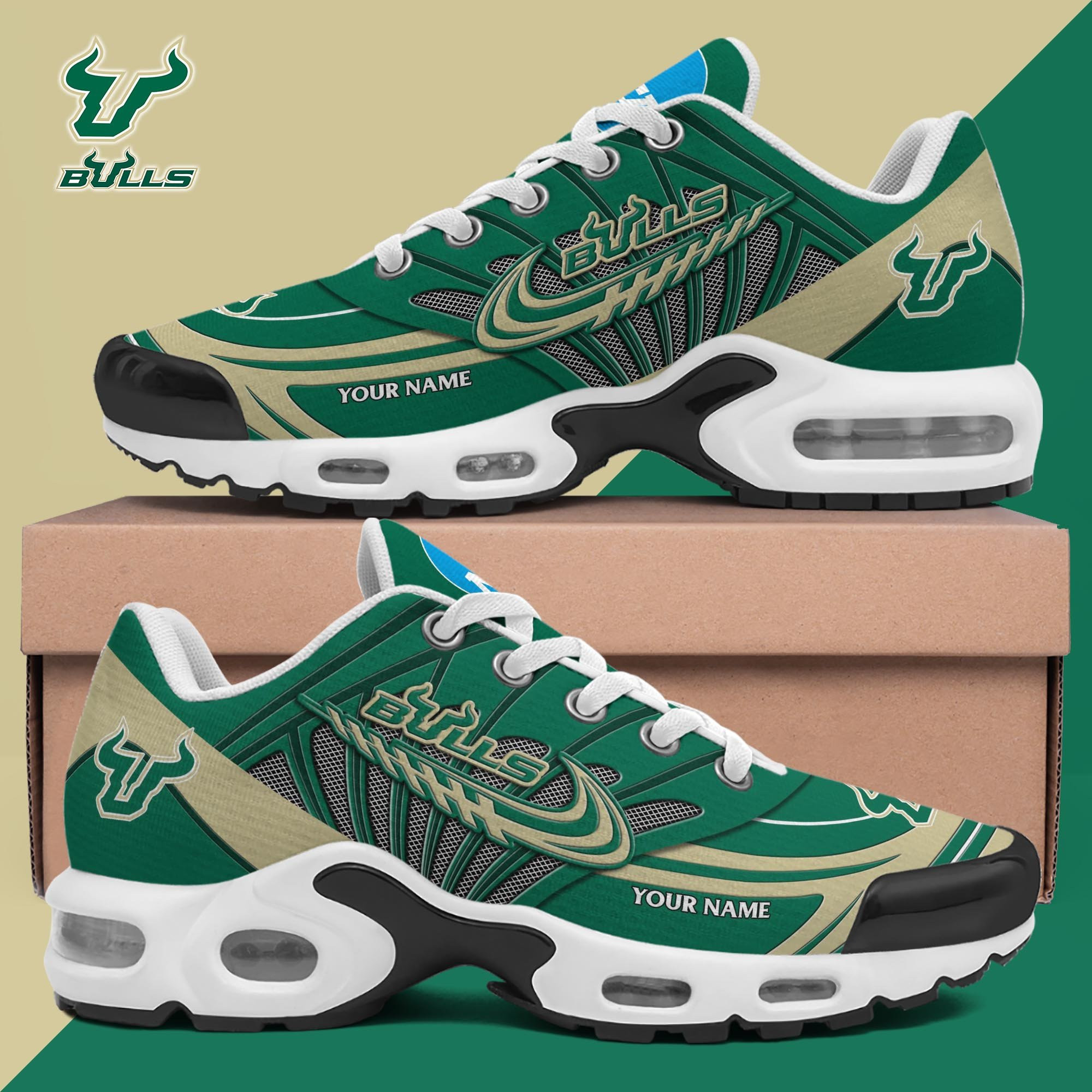 South Florida Bulls TN Shoes 2025 Version Custom Your Name 594