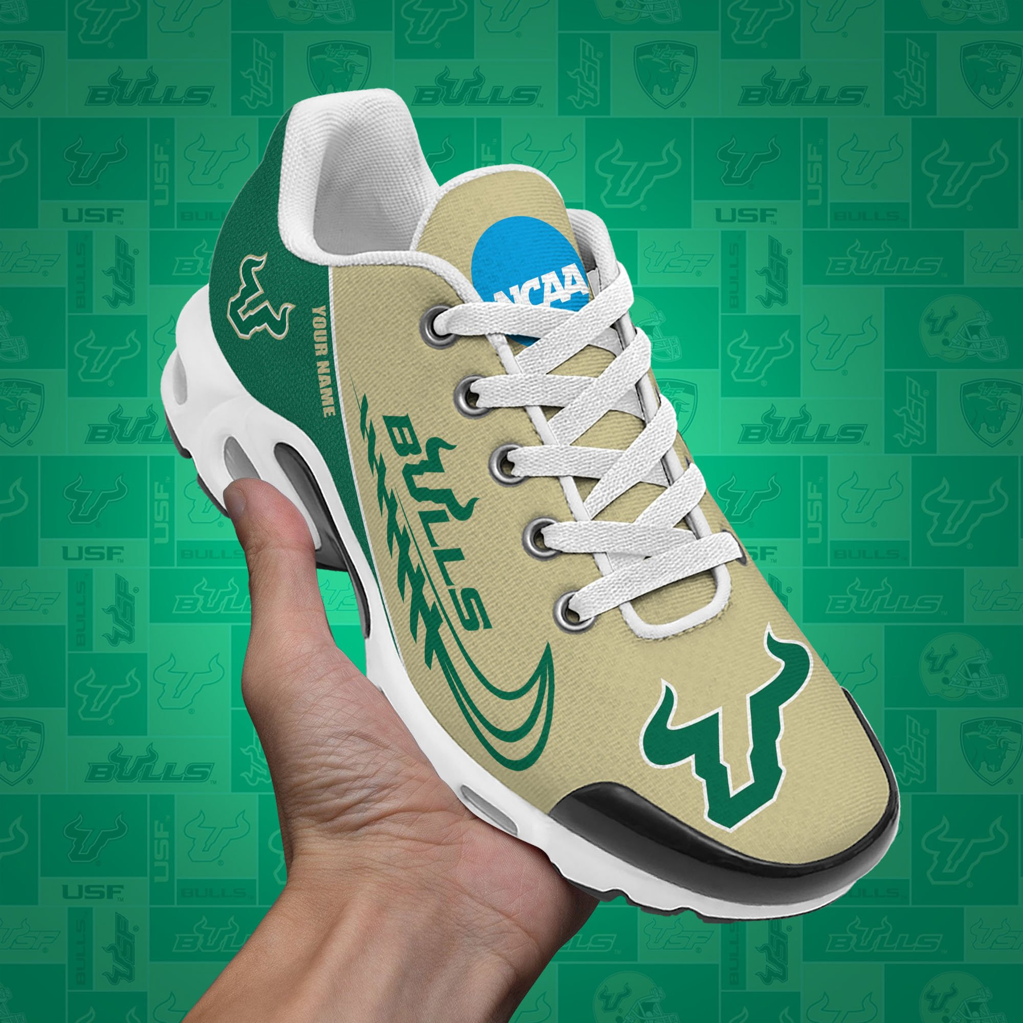 South Florida Bulls TN Shoes Custom Your Name 514