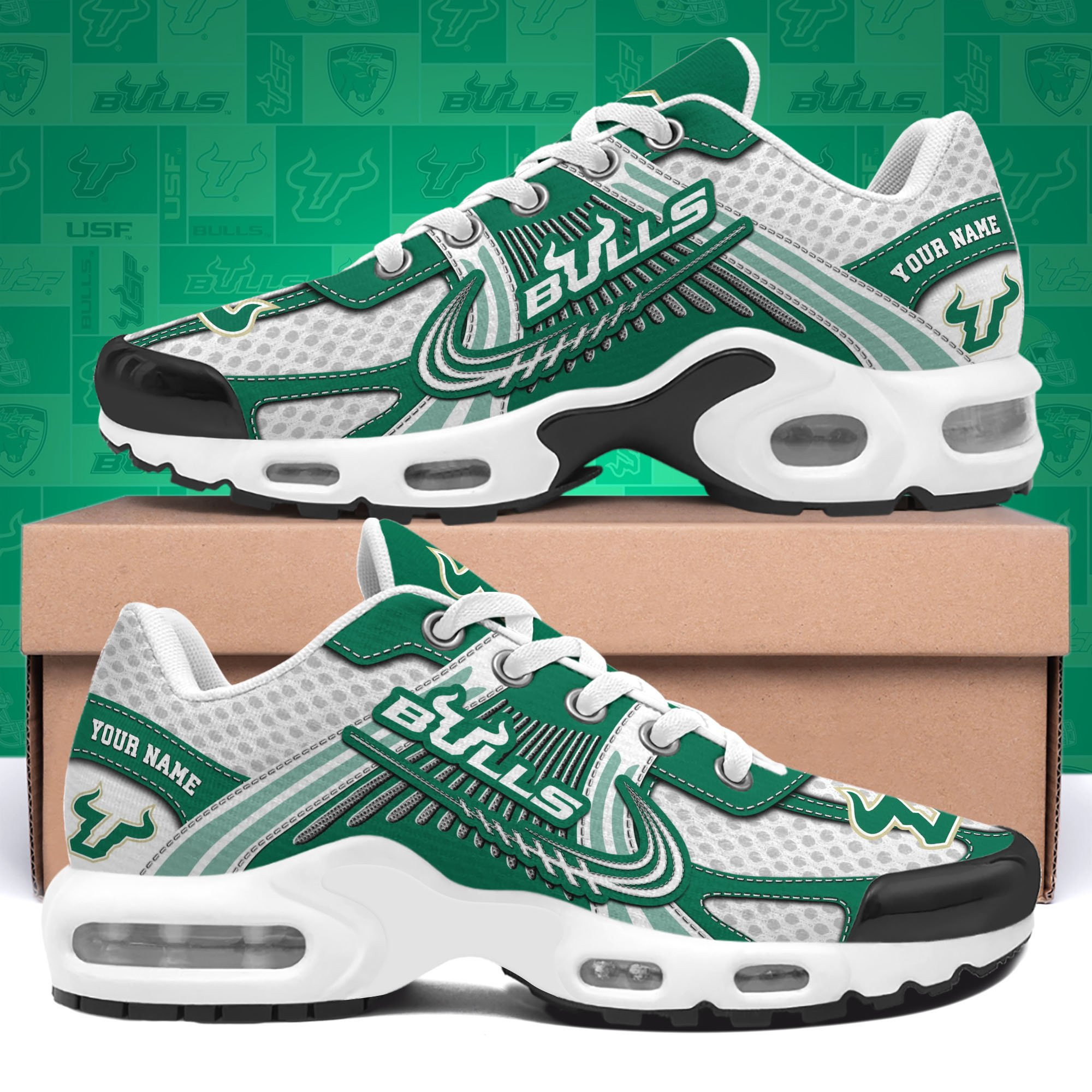 South Florida Bulls TN Shoes Custom Your Name, Sport Shoes 