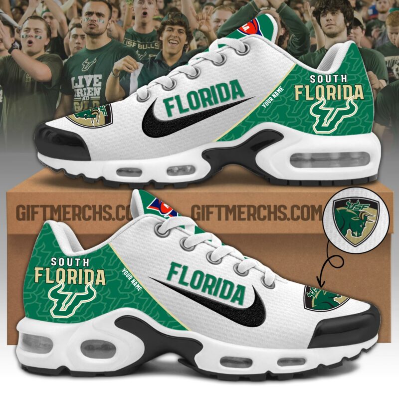 South Florida TN Shoes 2025 Version Custom Name, Shoes For Sport Fan, Sport Gifts PH270