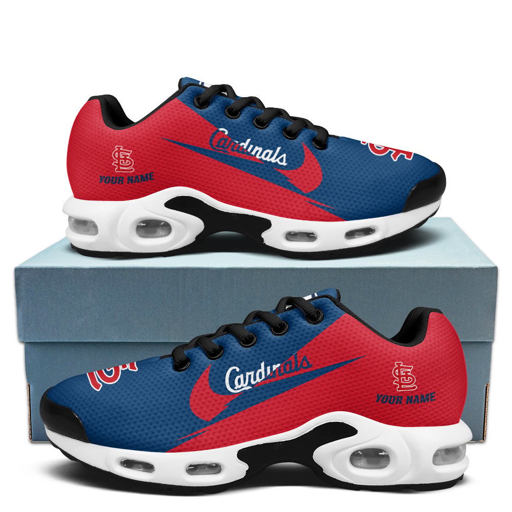 St Louis Cardinals Personalized Name Team Logo Wings Of God Pattern TN Shoes Air Cushion Sneakers