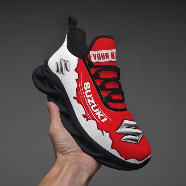 Suzuki Custom Name Design Max Soul Sneakers VS22