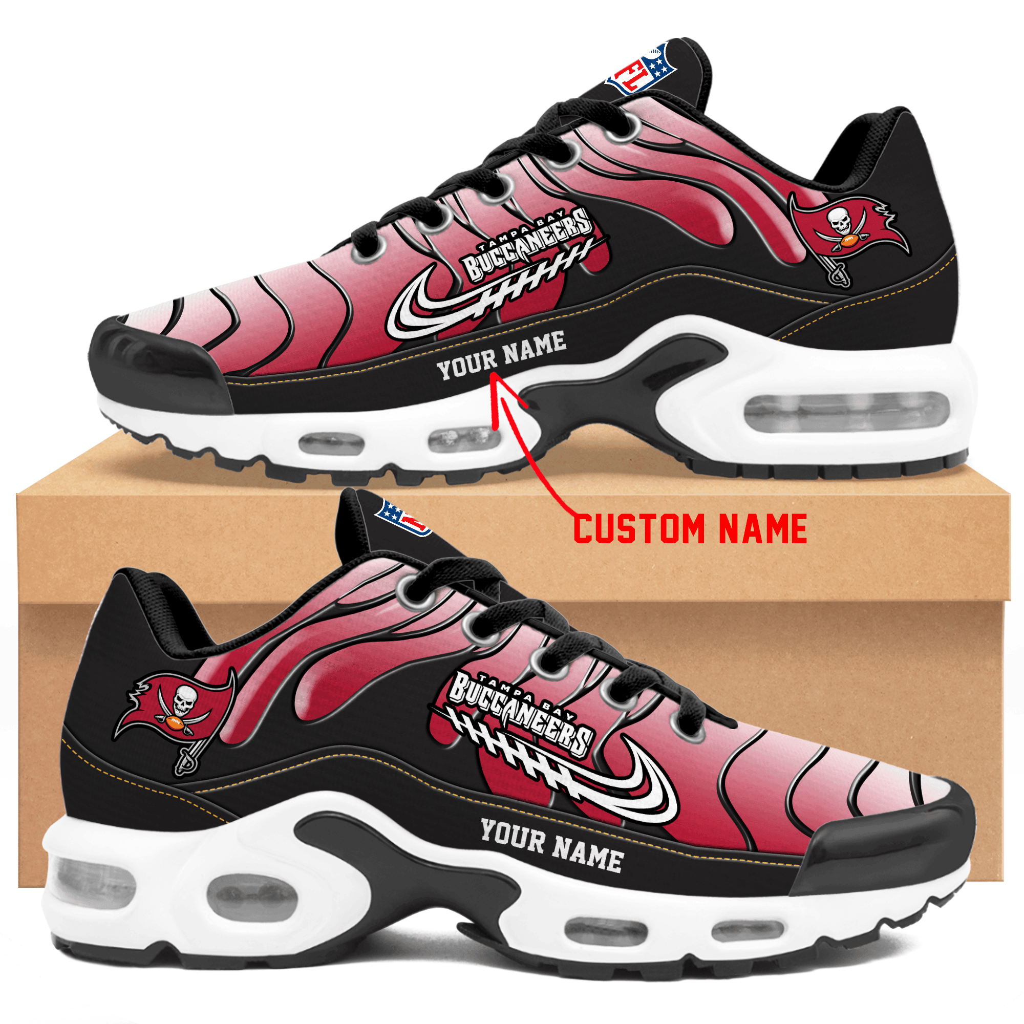 Tampa Bay Buccaneers  Personalized Air Max Shoes TD