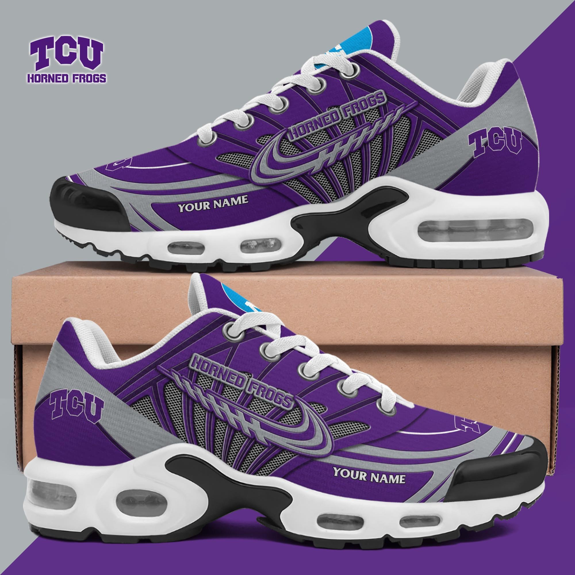 TCU Horned Frogs TN Shoes 2025 Version Custom Your Name 594