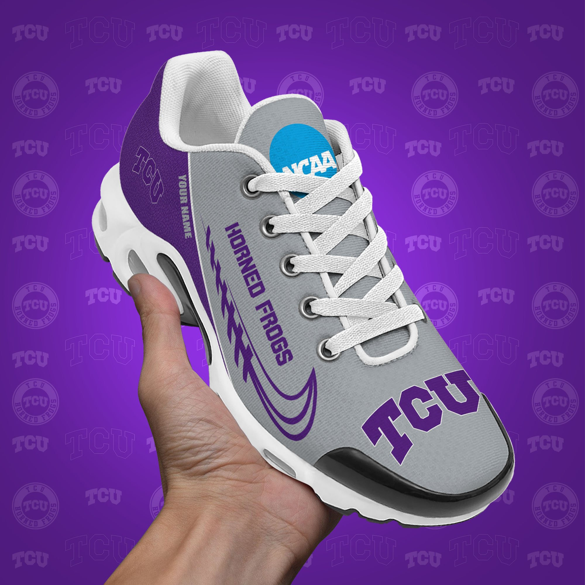 TCU Horned Frogs TN Shoes Custom Your Name 514