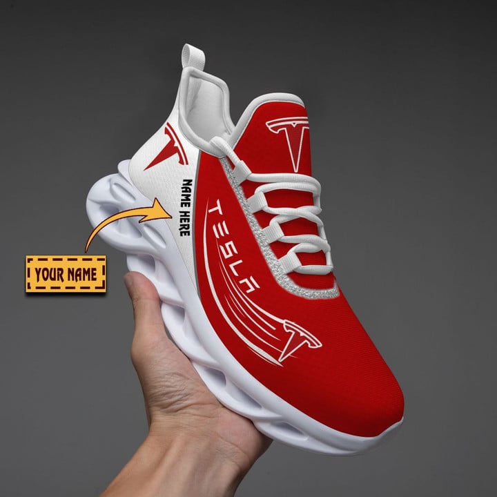 Tesla Custom Name Design Max Soul Sneakers VS09