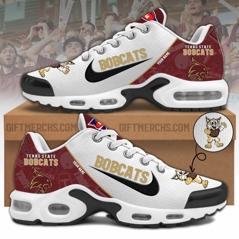 Texas State Bobcats TN Shoes 2025 Version Custom Name, Shoes For Sport Fan, Sport Gifts PH270