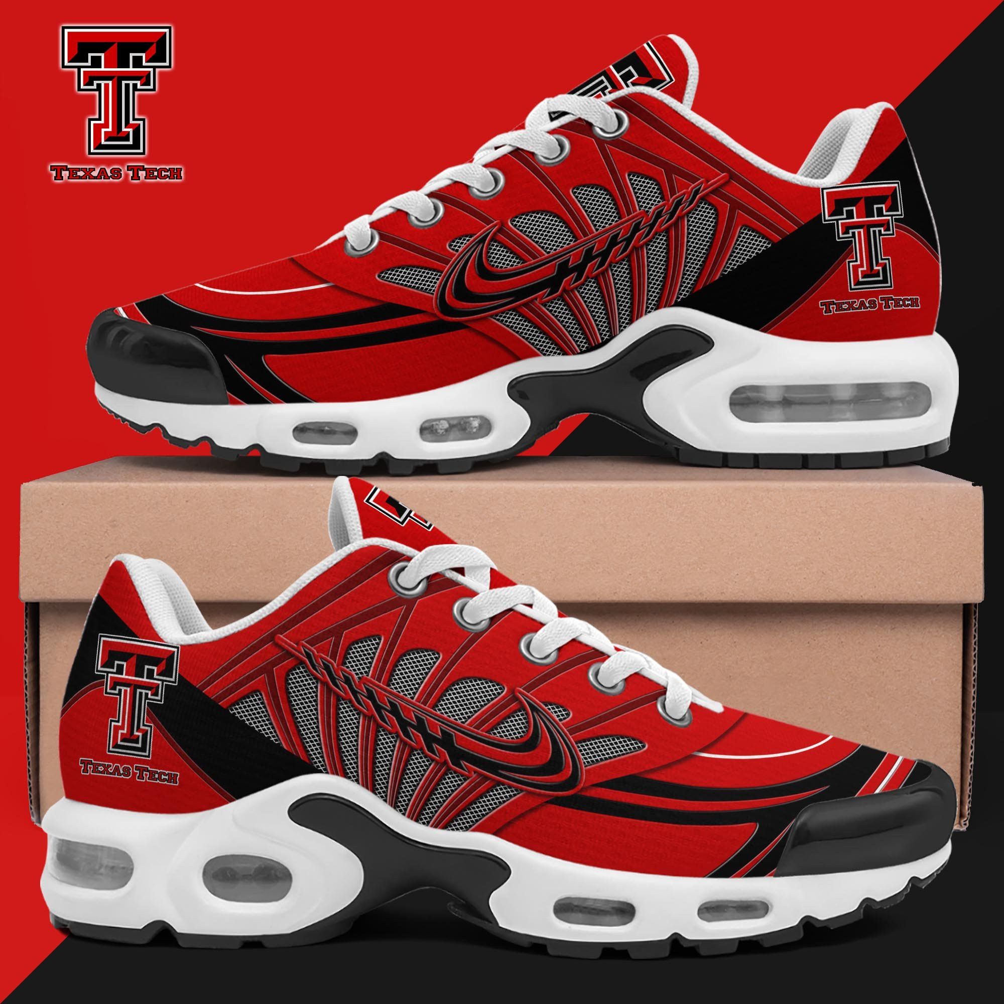 Texas Tech Red Raiders TN Shoes 2025 Version Custom Name 135