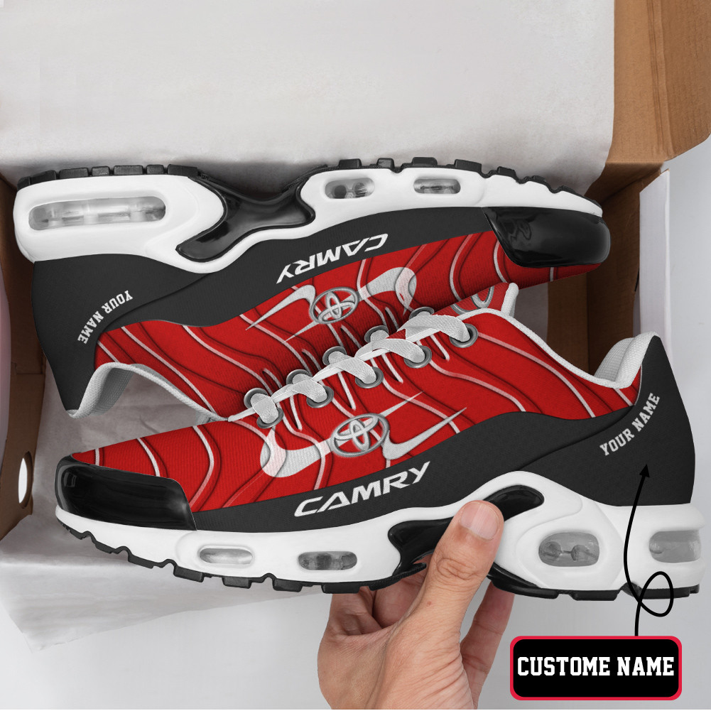 Toyota Camry Vibrant Wave Custom Name TN Air Max Shoes Air Cushion Sneakers