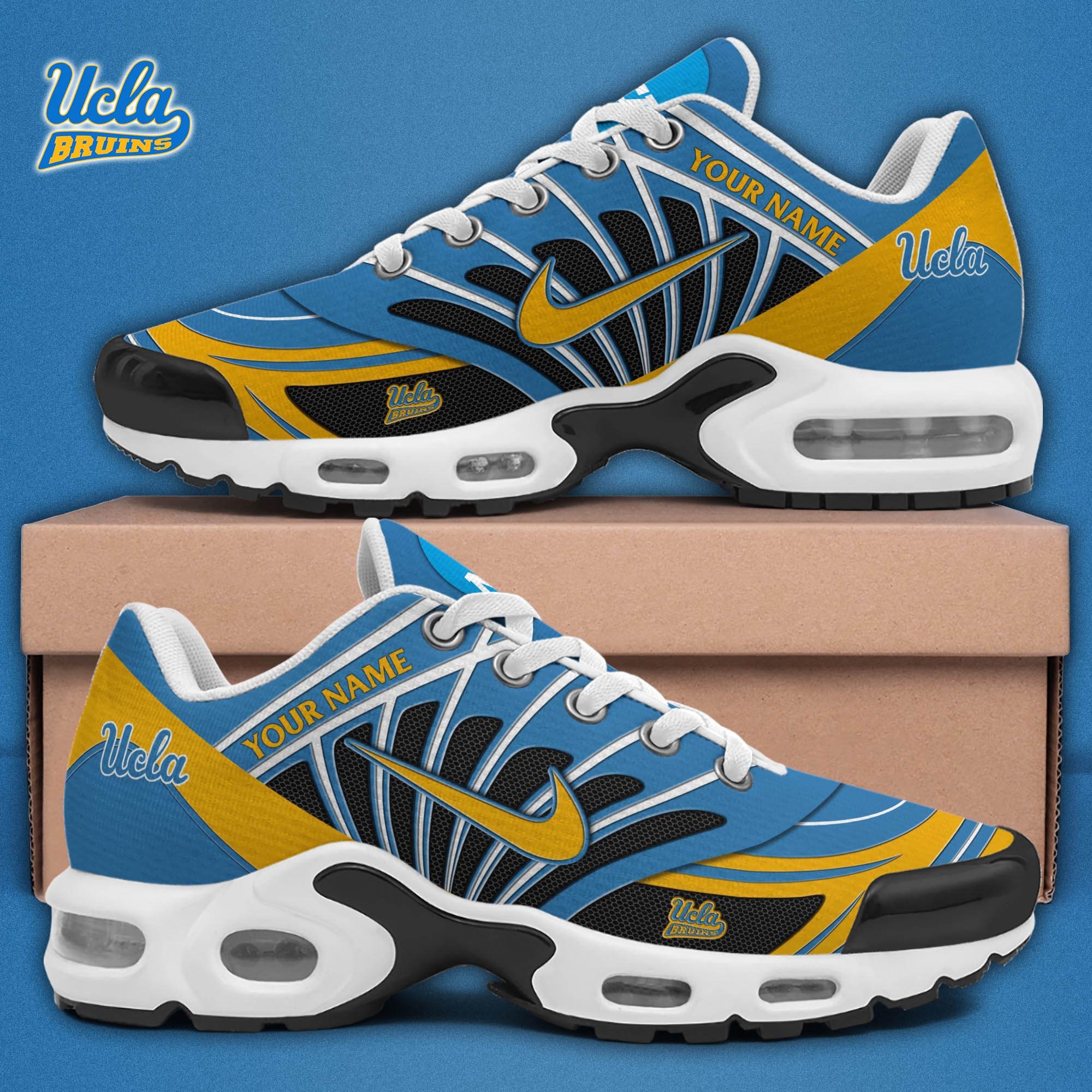 UCLA Bruins TN Shoes 2025 Version Custom Name 