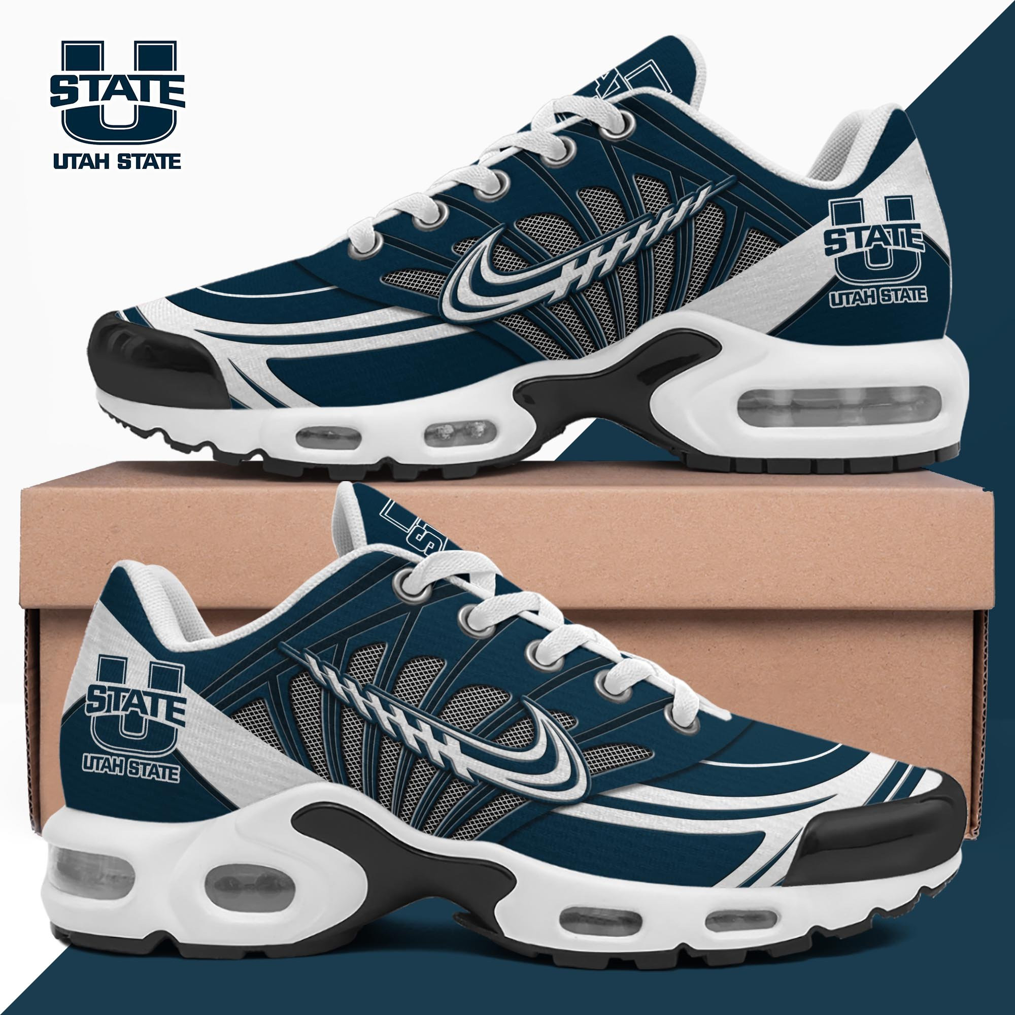 Utah State Aggies TN Shoes 2025 Version Custom Name 135