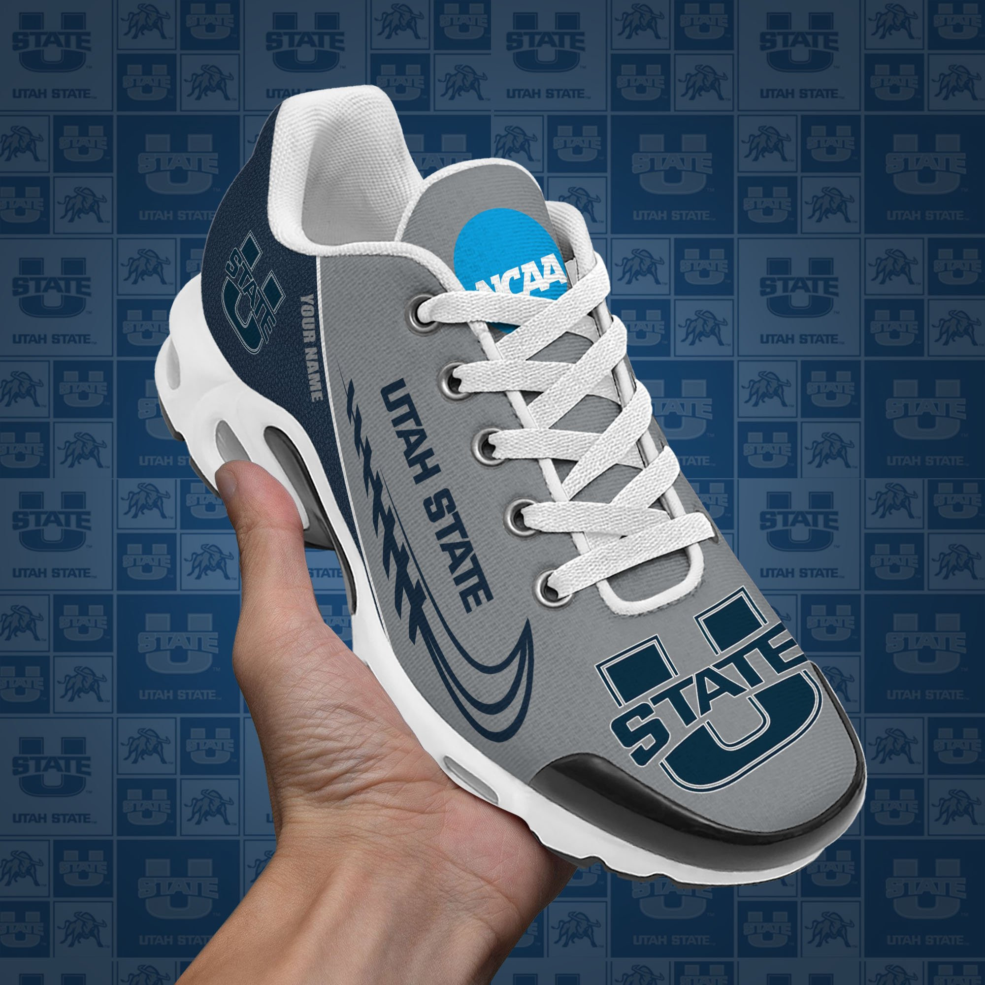 Utah State Aggies TN Shoes Custom Your Name 514