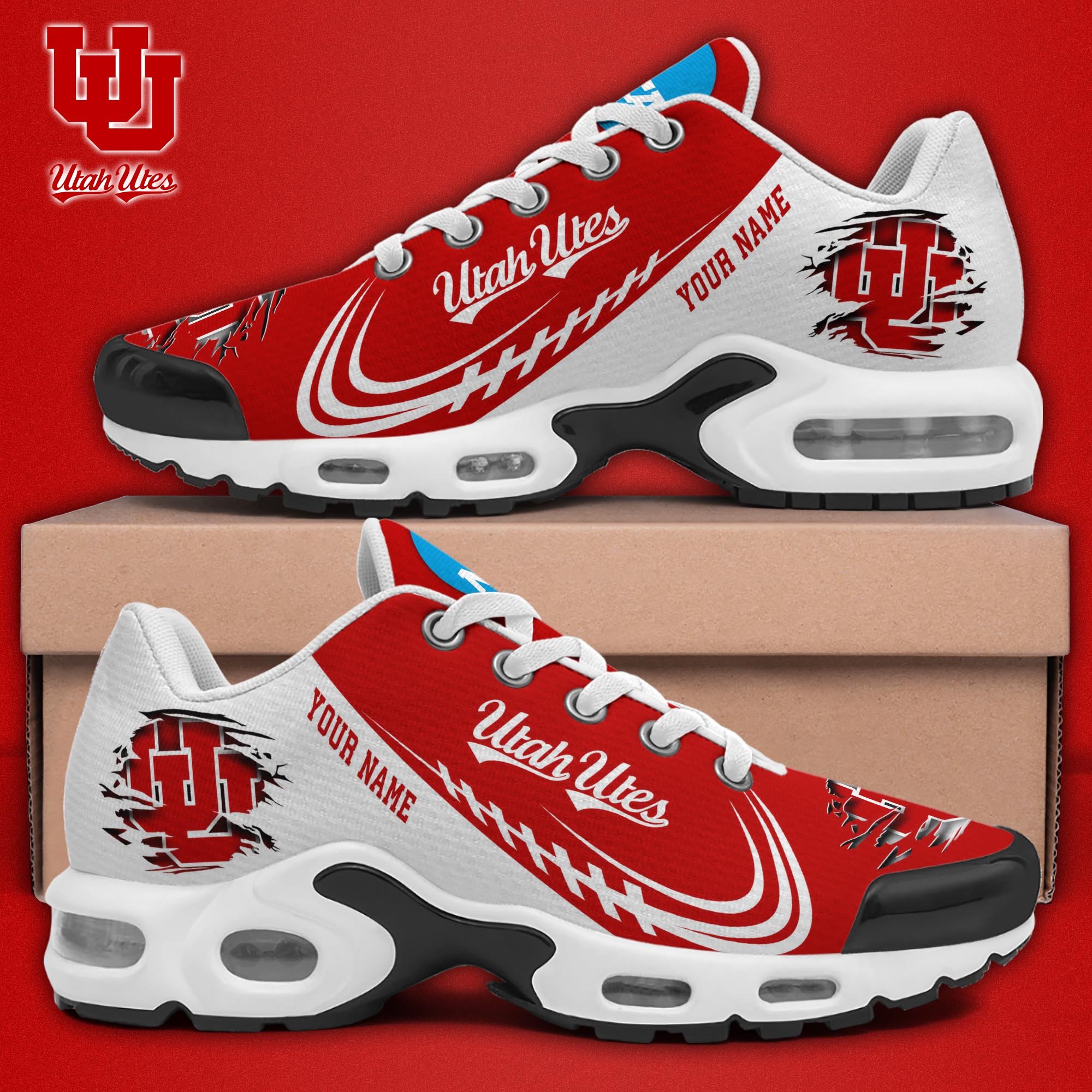 Utah Utes TN Shoes 2025 Version Custom Name 