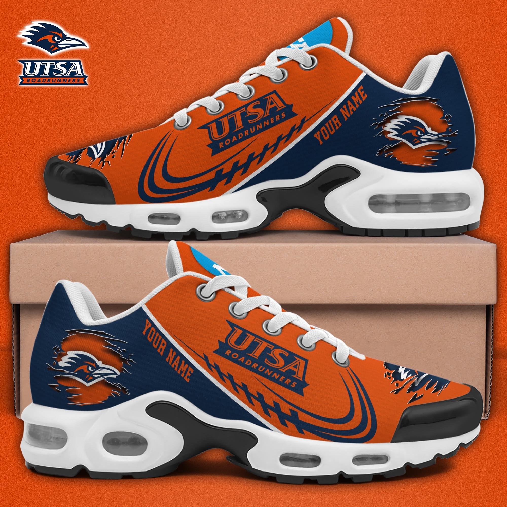 UTSA Roadrunners TN Shoes 2025 Version Custom Name 