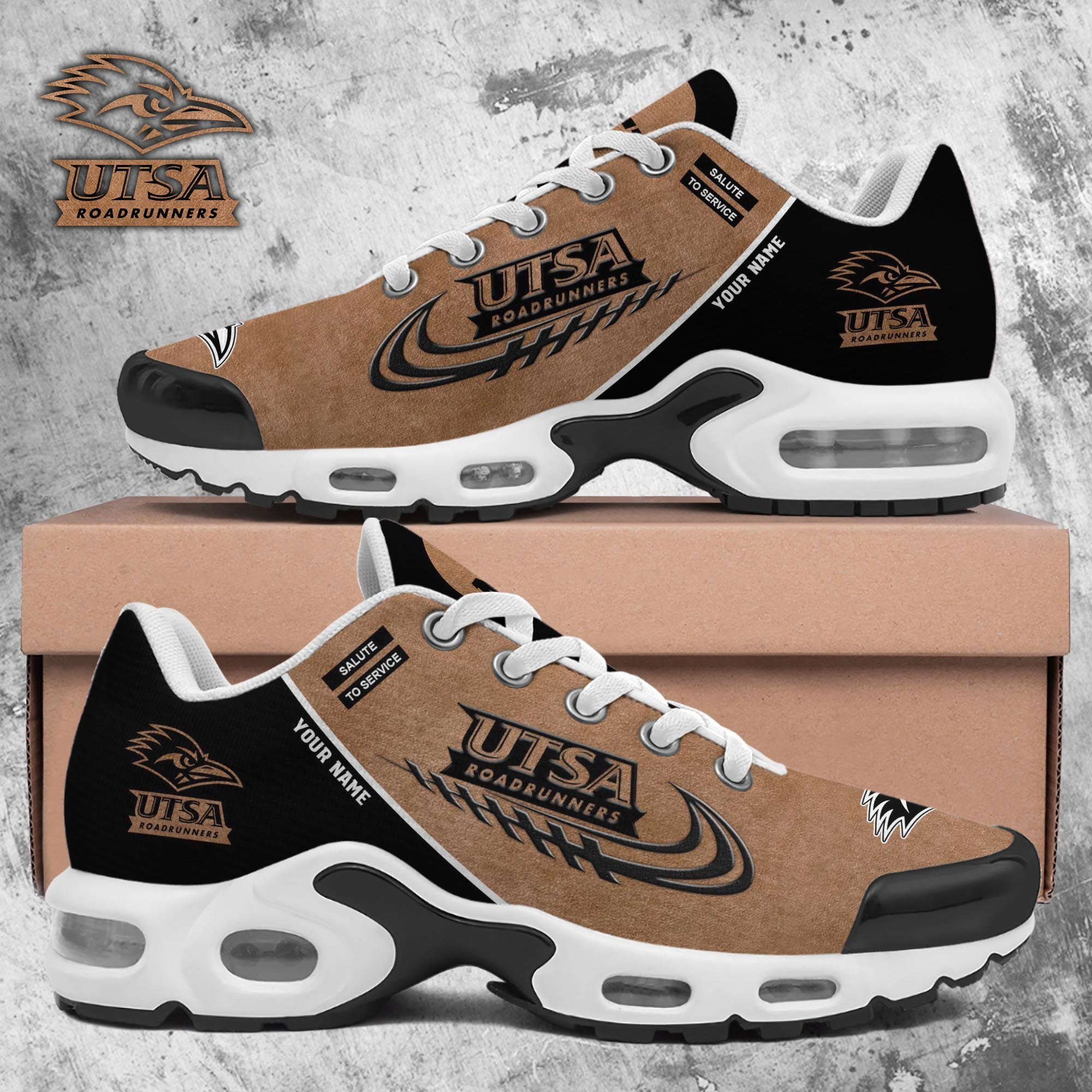 UTSA Roadrunners TN Shoes 2025 Version Custom Name, Shoes For Football Fans, Fan Gifts PH637