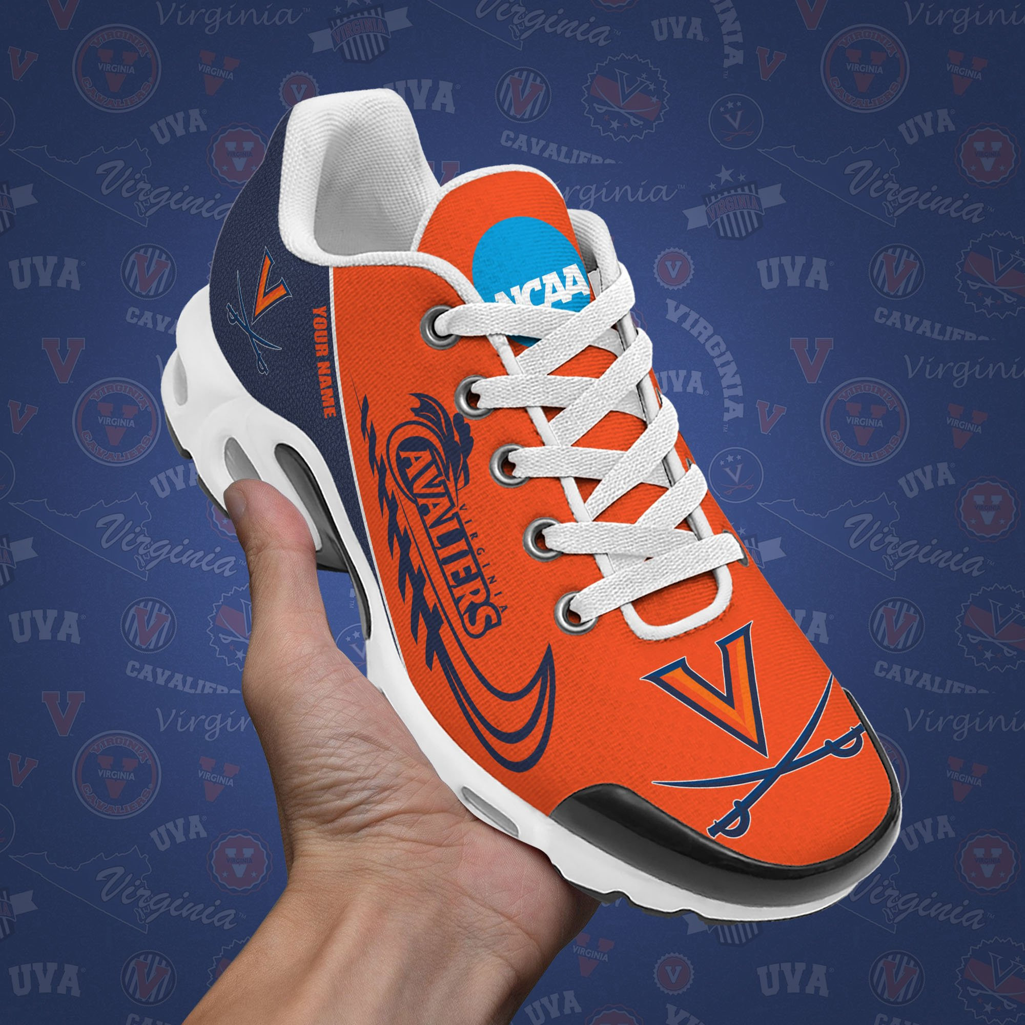 Virginia Cavaliers TN Shoes Custom Your Name 514