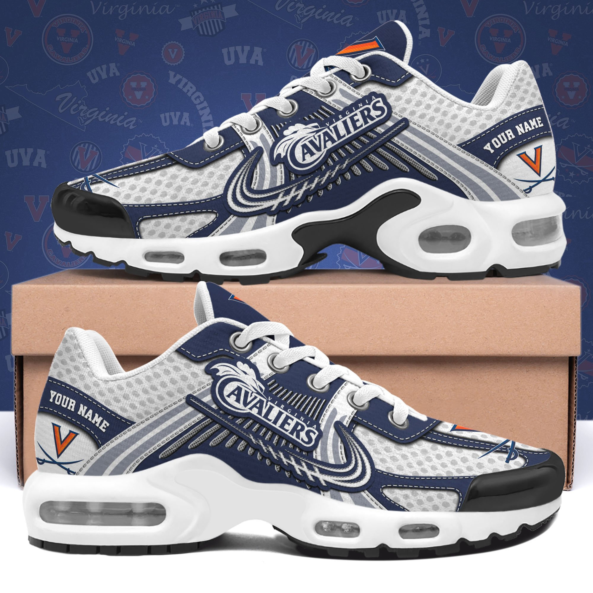 Virginia Cavaliers TN Shoes Custom Your Name, Sport Shoes 