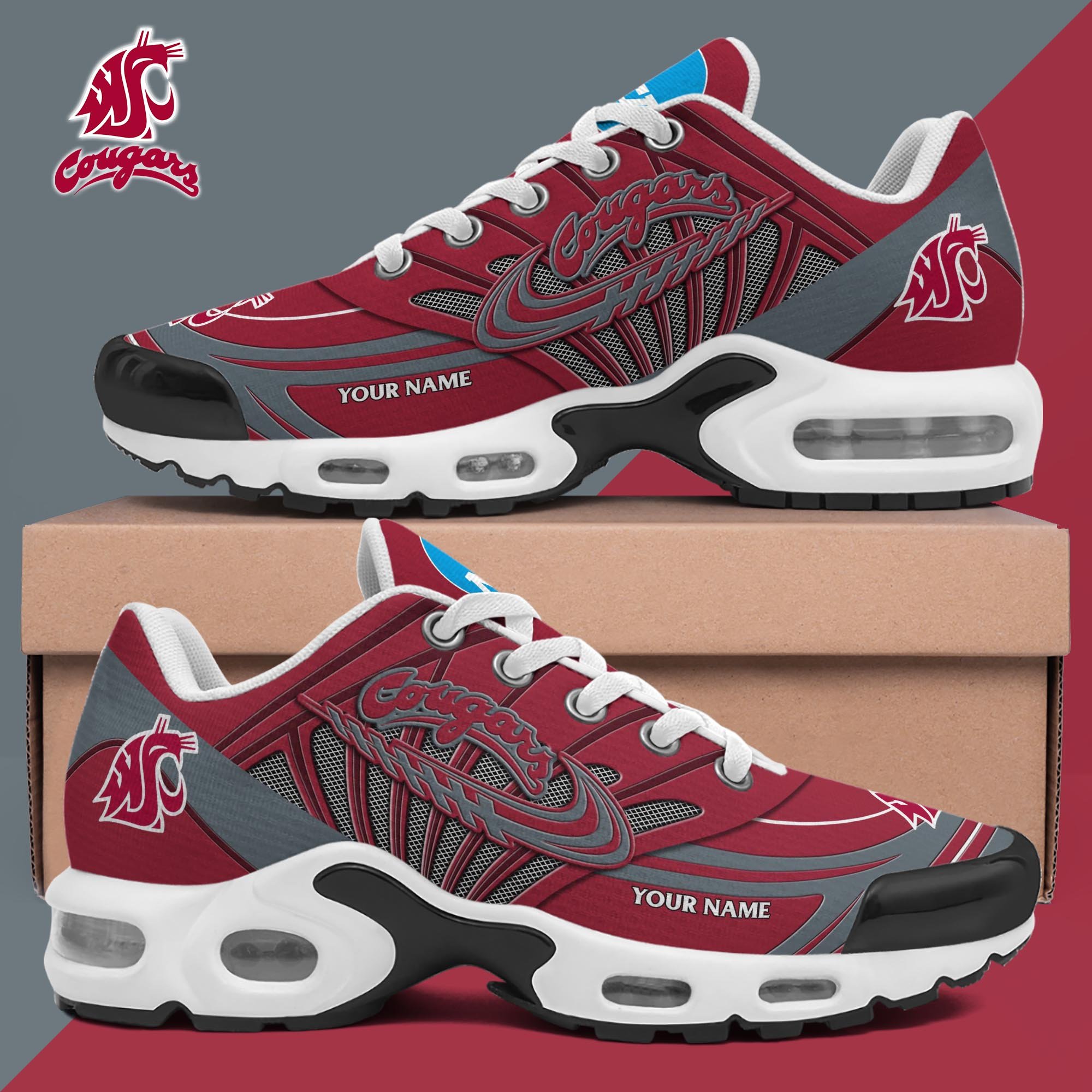 Washington State Cougars TN Shoes 2025 Version Custom Your Name 