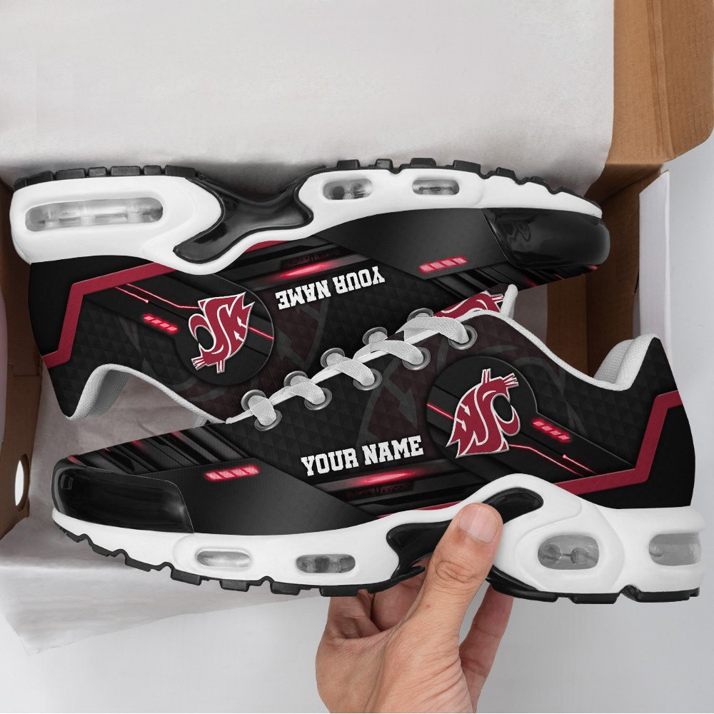Washington State Cougars TN Shoes 2025 Version Personalized Your Name, Sport Shoes, Gifts For Sport Fans, Gifts For Him PH897