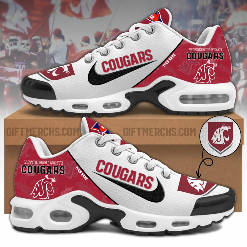 Washington State TN Shoes 2025 Version Custom Name, Shoes For Sport Fan, Sport Gifts PH270
