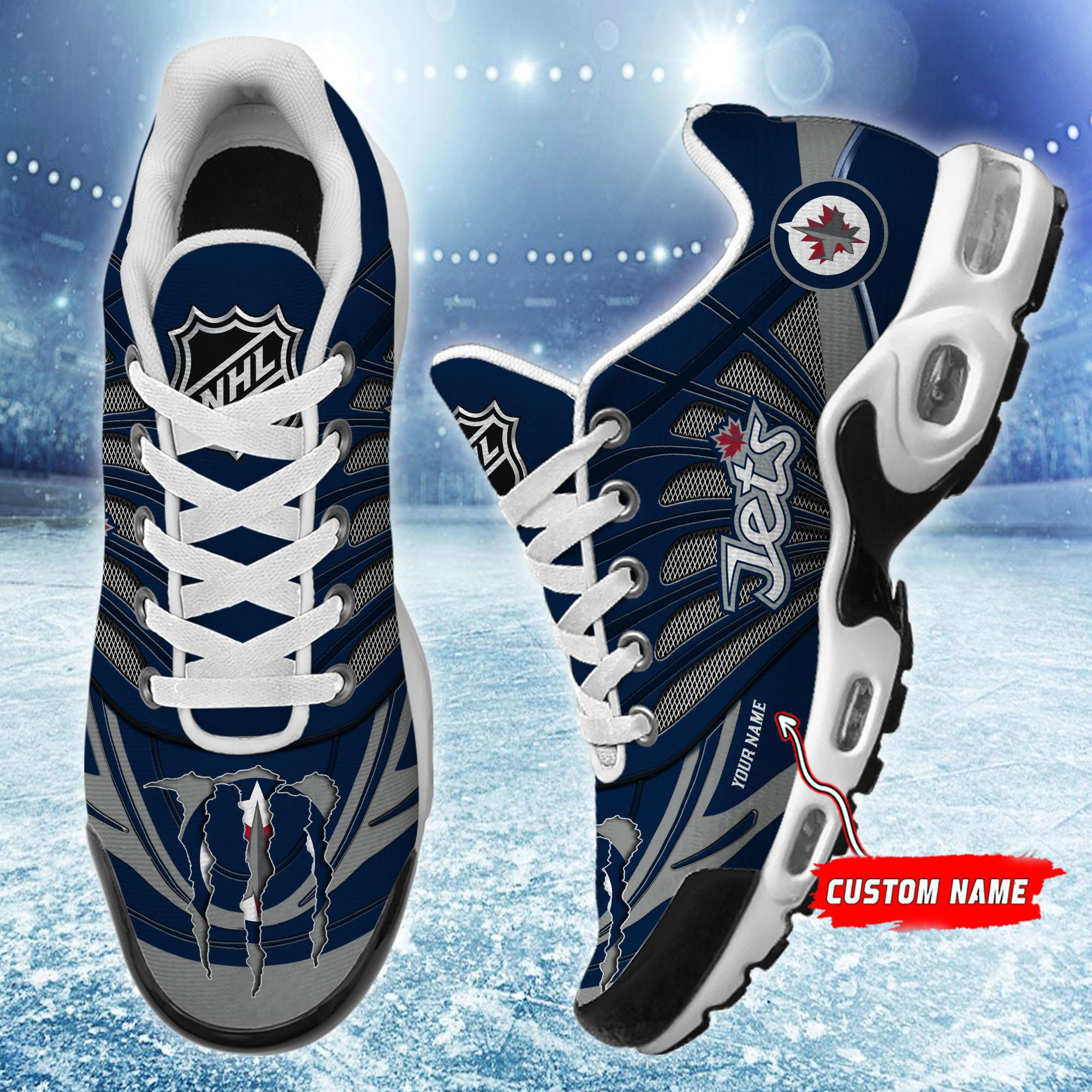 Winnipeg Jets Personalized TN Air Max Shoes Air Cushion Sneakers